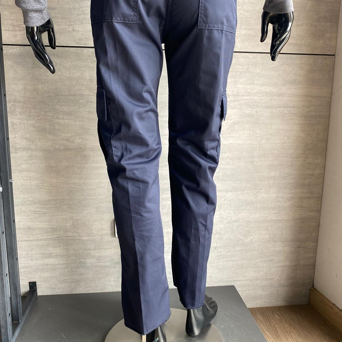 Pantalón Cargo en Dril Azul Ref. 140510 3
