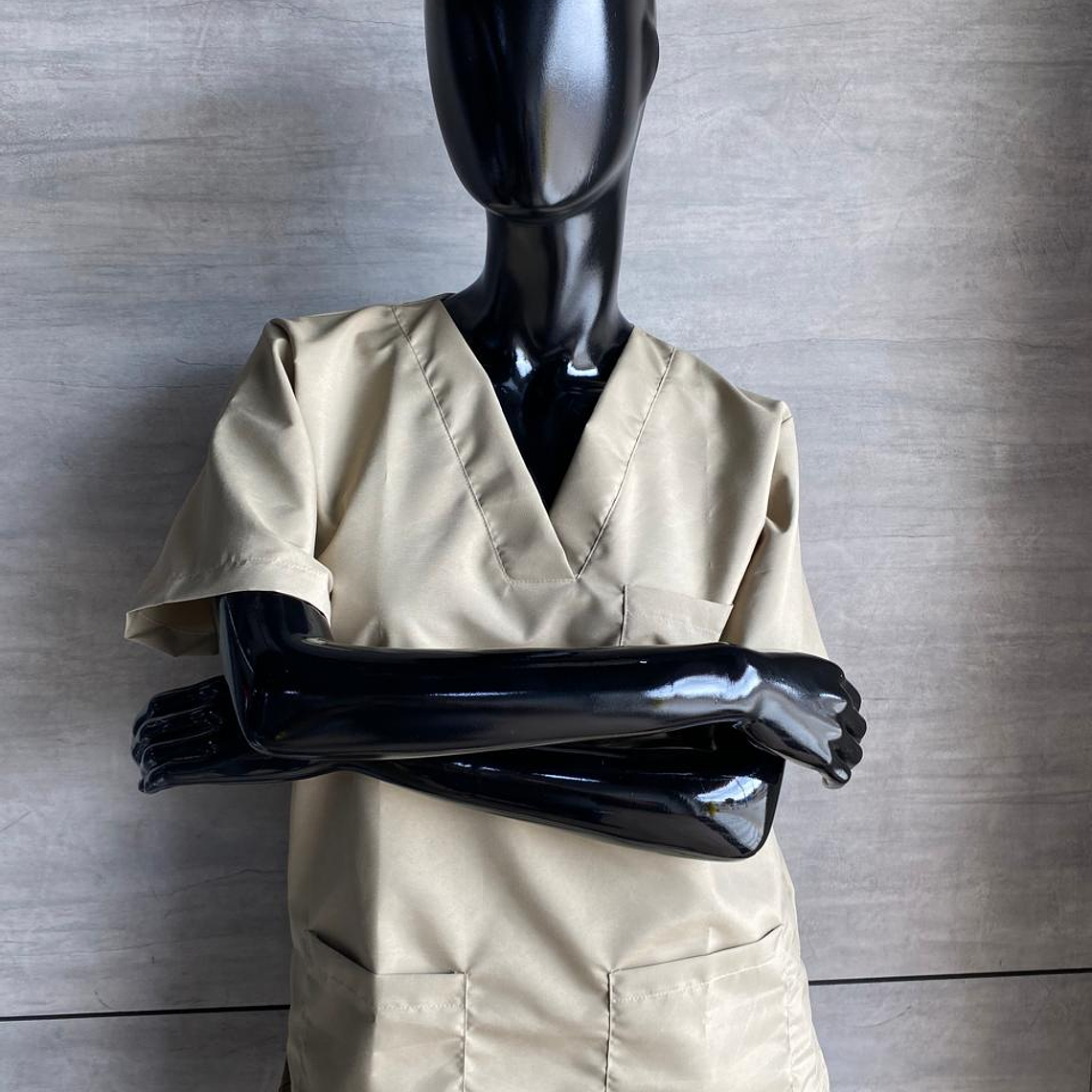 Uniforme Antifluido Cuello V Color Beige Ref. 170270 1