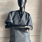 Uniforme Antifluido Cuello V Color Gris Oscuro Ref. 170270 - Miniatura 1
