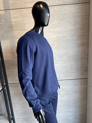 Buso Cuello Redondo de Algodón Perchado Sin Capota Nacional Ref. 340101