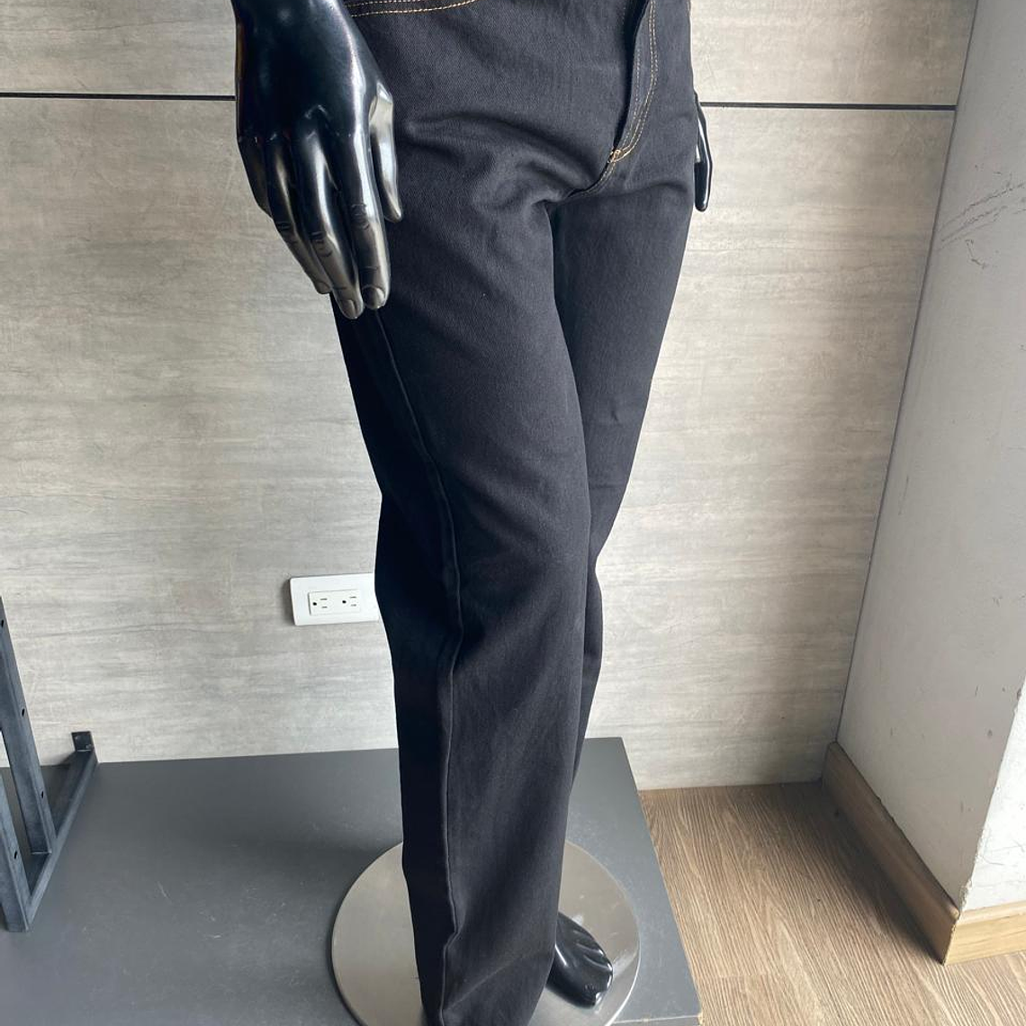 Pantalón Jean Dotación Negro Caballero Cierre Cremallera Ref. 140211 3