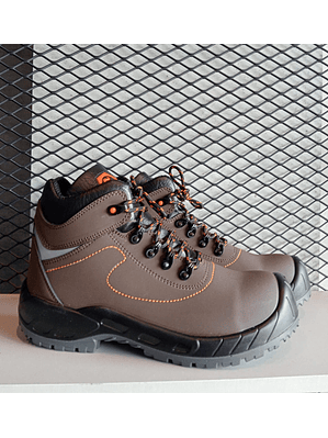 Botín de Seguridad Café Tech Base Steel Series Ref. 5003 