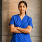 Uniforme Antifluido Cuello V Azul Ref. 170280 - Miniatura 1
