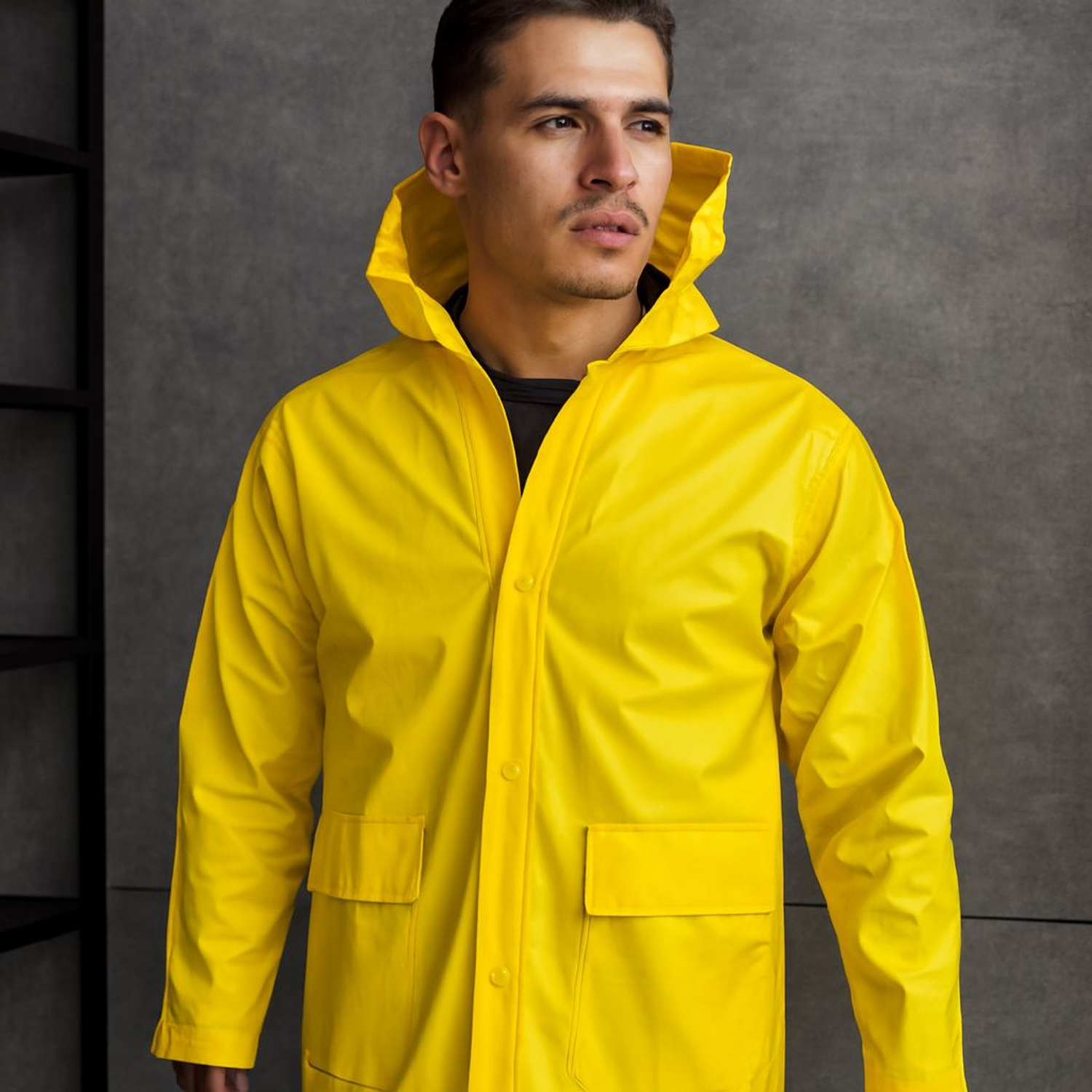 Abrigo Impermeable Amarillo Ref. 1820 1