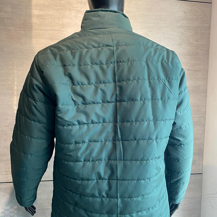 Chaqueta con cuello alto verde botella Ref. 300150 - Última unidad 2