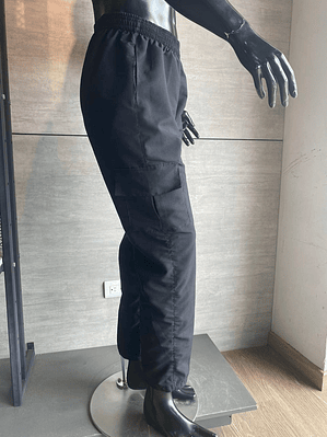 Pantalón Tipo Chef Antifluido Negro Ref. 140610