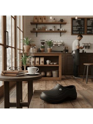 Zueco Evacol Antideslizante Color: Negro Ref. 08040