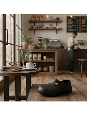 Zueco Evacol Antideslizante Color: Negro Ref. 08040