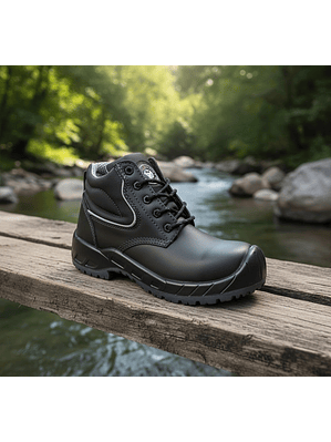 Bota de Seguridad Steel Series Negra Ref. 5001