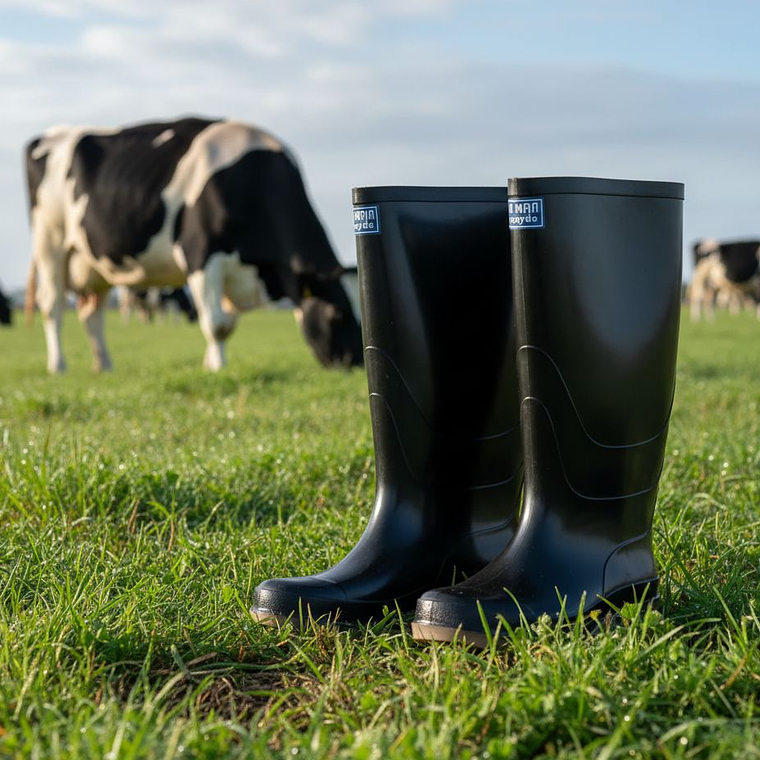 Bota Croydon Macha Alta Negra PVC Ref. 2330090  1