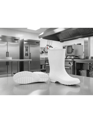 Bota Bahía Dama Caña Idecal Blanca Ref. 205002