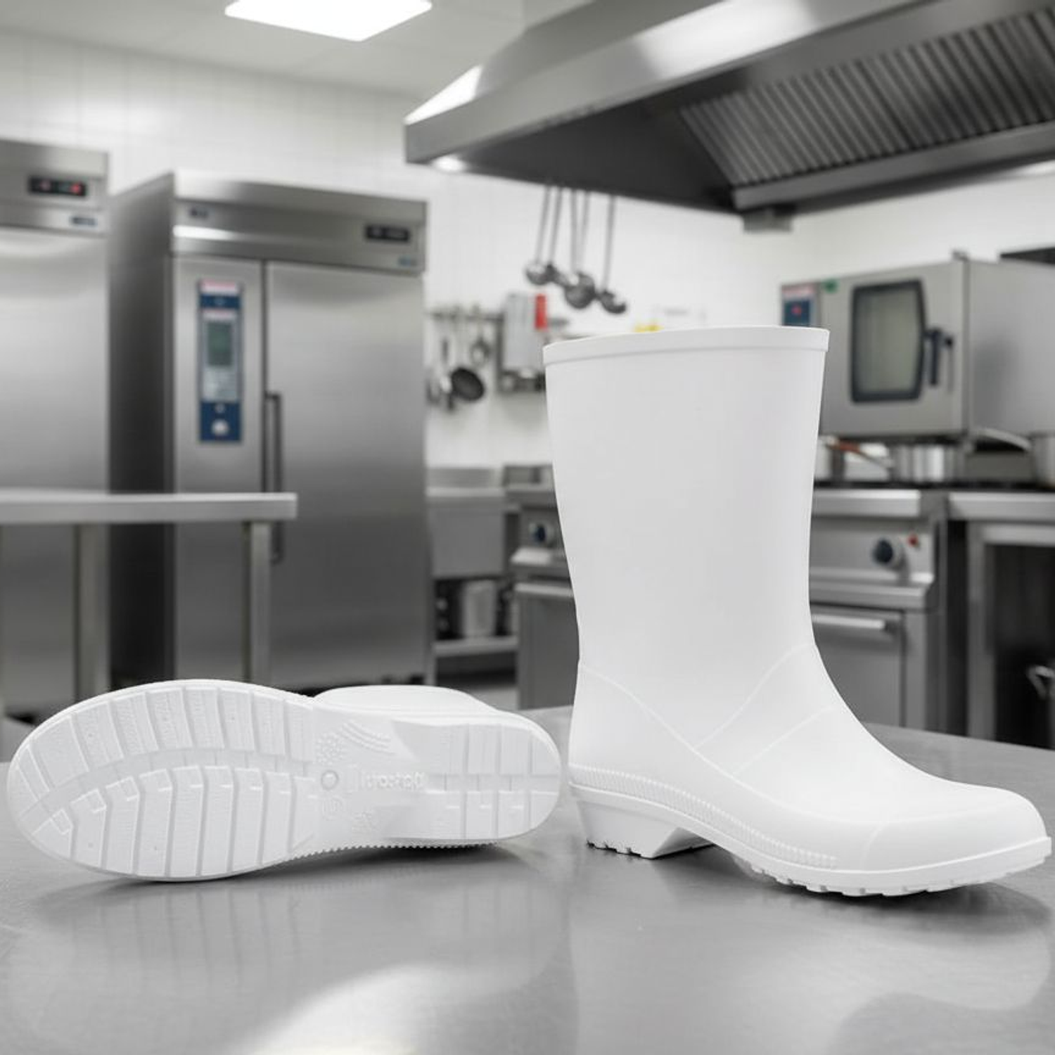 Bota Bahía Dama Caña Idecal Blanca Ref. 205002 1