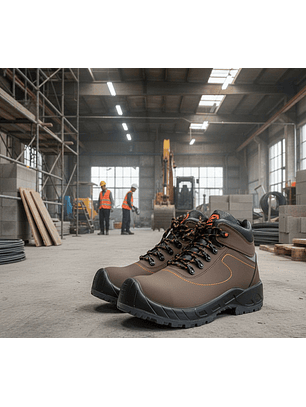 Botín de Seguridad Café Tech Base Steel Series Ref. 5003 