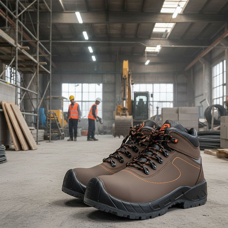 Botín de Seguridad Café Tech Base Steel Series Ref. 5003  1
