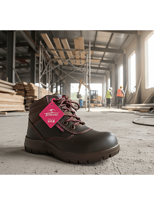 Bota Terrano Dama de Seguridad Café Ref. 7102