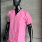 Uniforme Antifluido Cuello V Color Rosado Ref. 170270 Últimas unidades - Miniatura 1