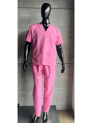Uniforme Antifluido Cuello V Color Rosado Ref. 170270 Últimas unidades