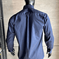 Camisa de cuello dril azul oscuro Ref. 130410 - Miniatura 2