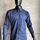 Camisa de cuello dril azul oscuro Ref. 130410 - Miniatura 1