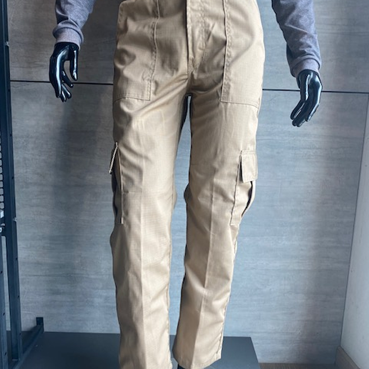 Pantalón Cargo en Rip Stop Caqui Ref. 140520 3