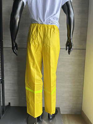 Pantalón Impermeable con Resorte Amarillo Ref. 1840