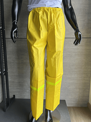 Pantalón Impermeable con Resorte Amarillo Ref. 1840
