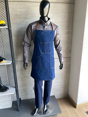 Delantal indigo jean Ref. 111005