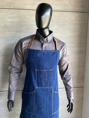 Delantal indigo jean Ref. 111005