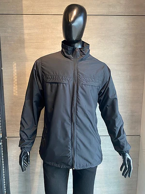 Chaqueta Negra en Algodón Perchado Ref. 300180