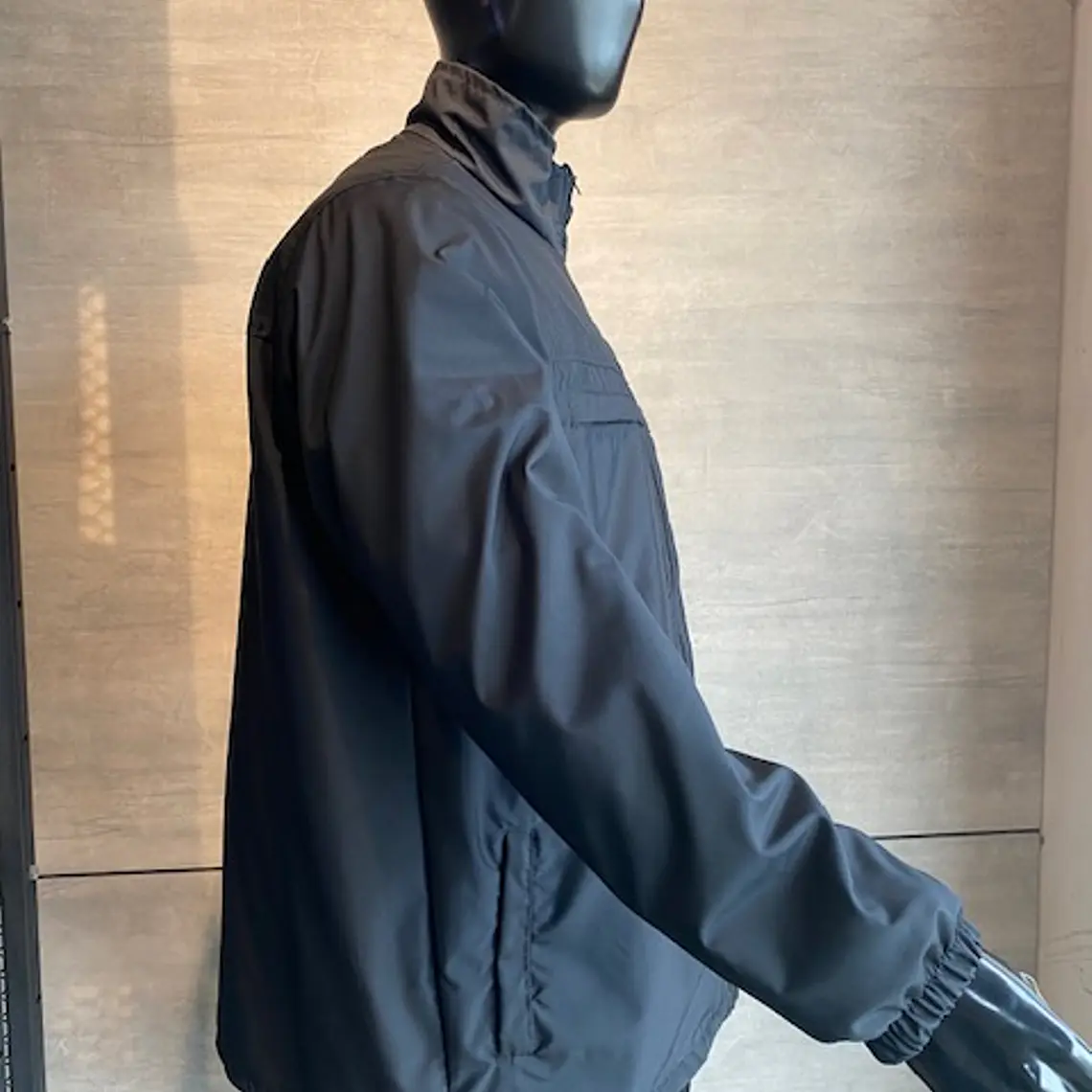 Chaqueta Negra en Algodón Perchado Ref. 300180 2