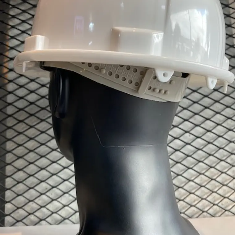 Casco Blanco Jet Ajuste Cremallera Ref. SM151CR- COPIAR 3