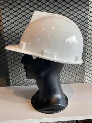 Casco Blanco Jet Ajuste Cremallera Ref. SM151CR- COPIAR
