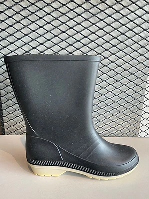 Bota Idecal Dama en PVC Caña Baja Negra Ref. A151