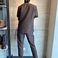 Uniforme Antifluido Cuello V Color Cafe Ref. 170270 - Miniatura 2