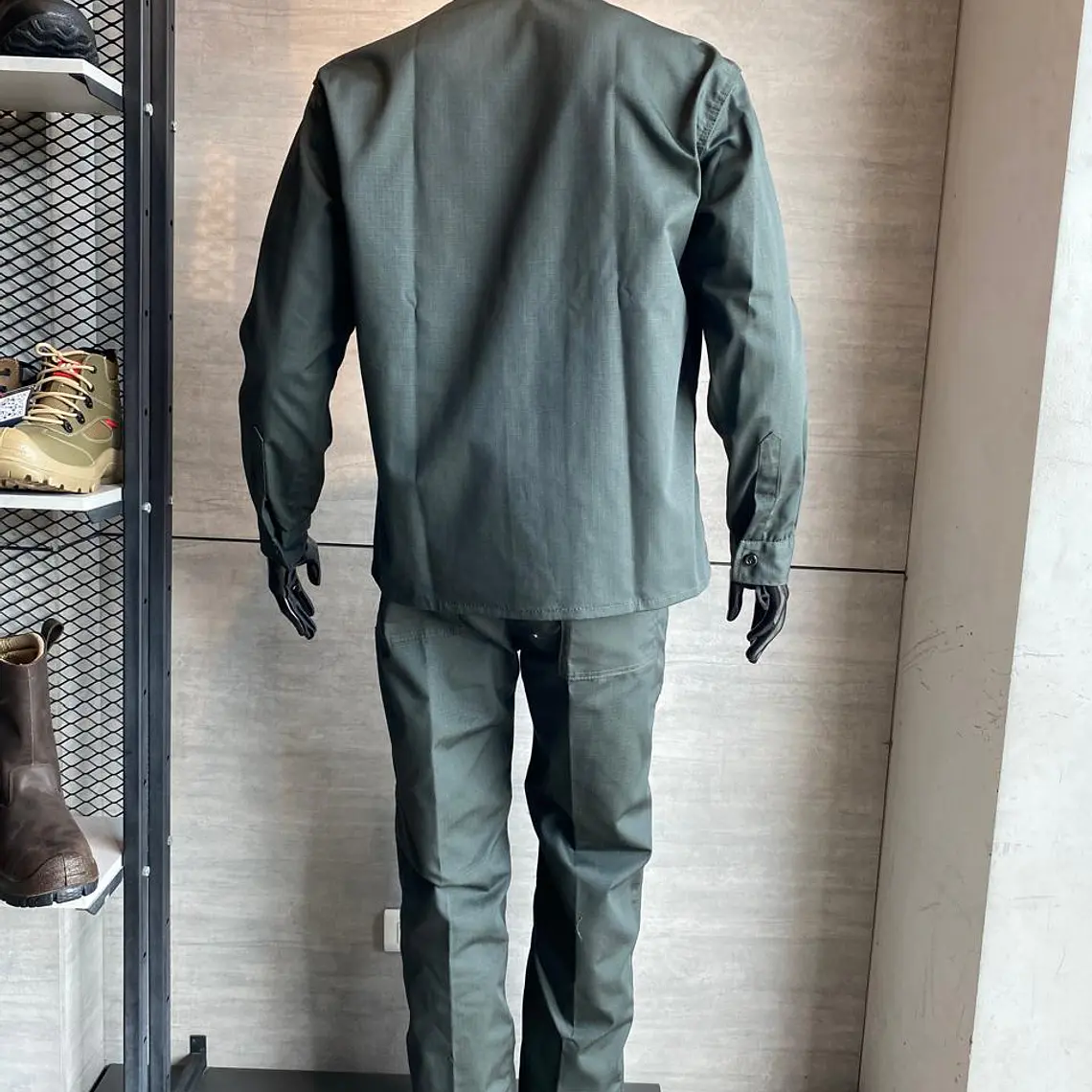 Overol Camisa y Pantalon Verde Militar Rip Stop Ref. 100160-02 2