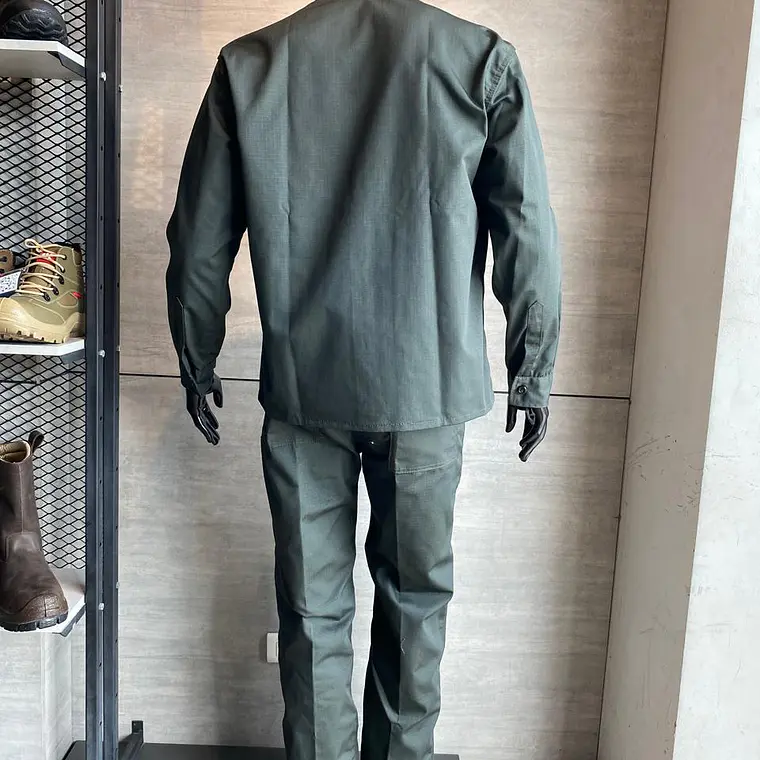 Overol Camisa y Pantalon Verde Militar Rip Stop Ref. 100160-02 2