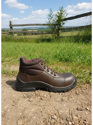 Bota Tornado de Seguridad Cafe Tef. 1928