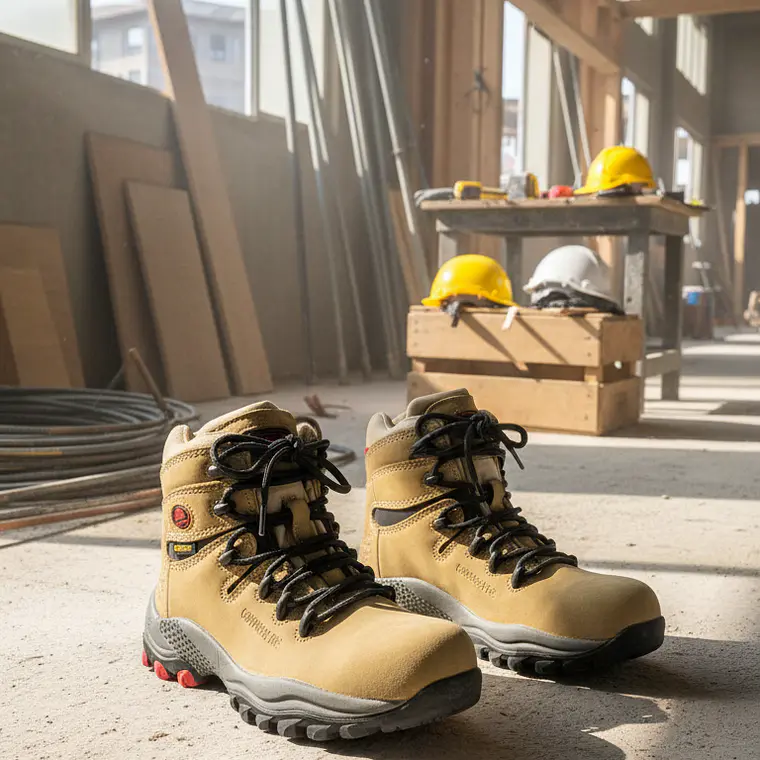Bota Bata Seguridad Cuero Gamuzado Dama Ref. 5520 1