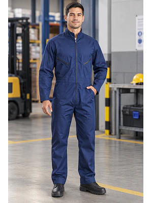 Overol Enterizo Dril Color: Azul Oscuro Promoción Ref. 110410