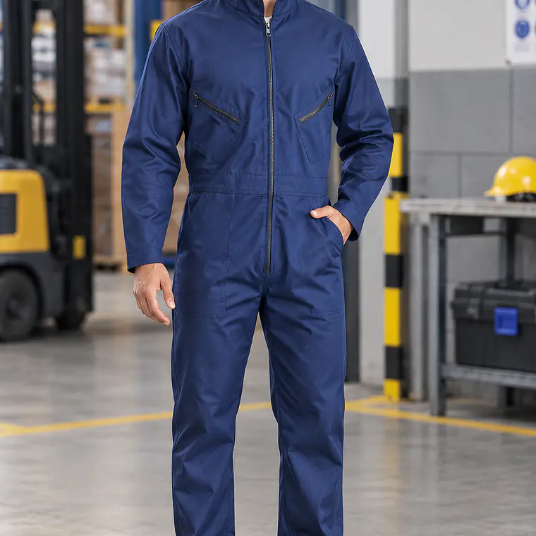 Overol Enterizo Dril Color: Azul Oscuro Promoción Ref. 110410 1