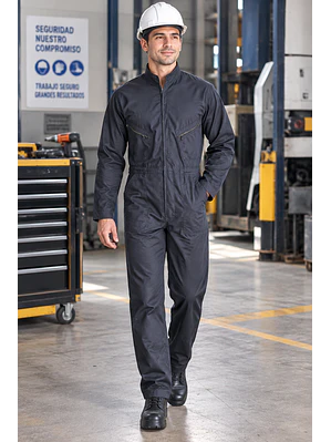 Overol Enterizo Dril Color: Negro Ref. 110140