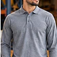 Camiseta Polo Manga Larga Gris Ref. 230170 - Miniatura 1