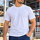 Camiseta Cuello Redondo Blanca Ref. 200120 - Miniatura 1