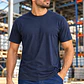 Camiseta Cuello Redondo Azul Oscuro Ref. 200110 - Miniatura 1