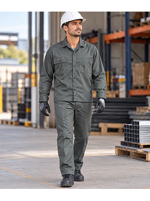 Overol Camisa y Pantalon Verde Militar Rip Stop Ref. 100160-02