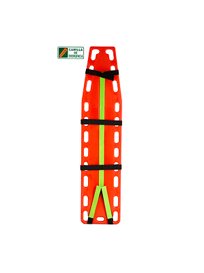 Camilla Emergencia Polietileno 100% + inmovilizador de cabeza Ref. 411001