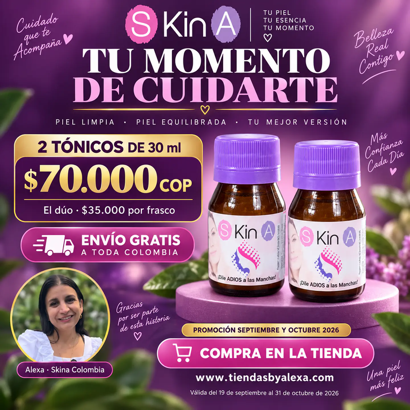 Promo 2 tonicos 30 ml  skina y Envio Gratis 1