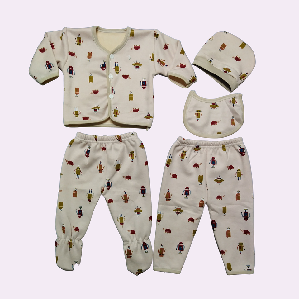 Pijama afranelado 0-3 meses 1