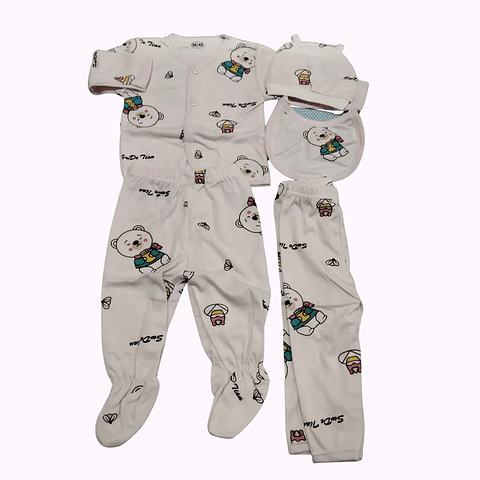 Pijama de algodón 0-3 meses