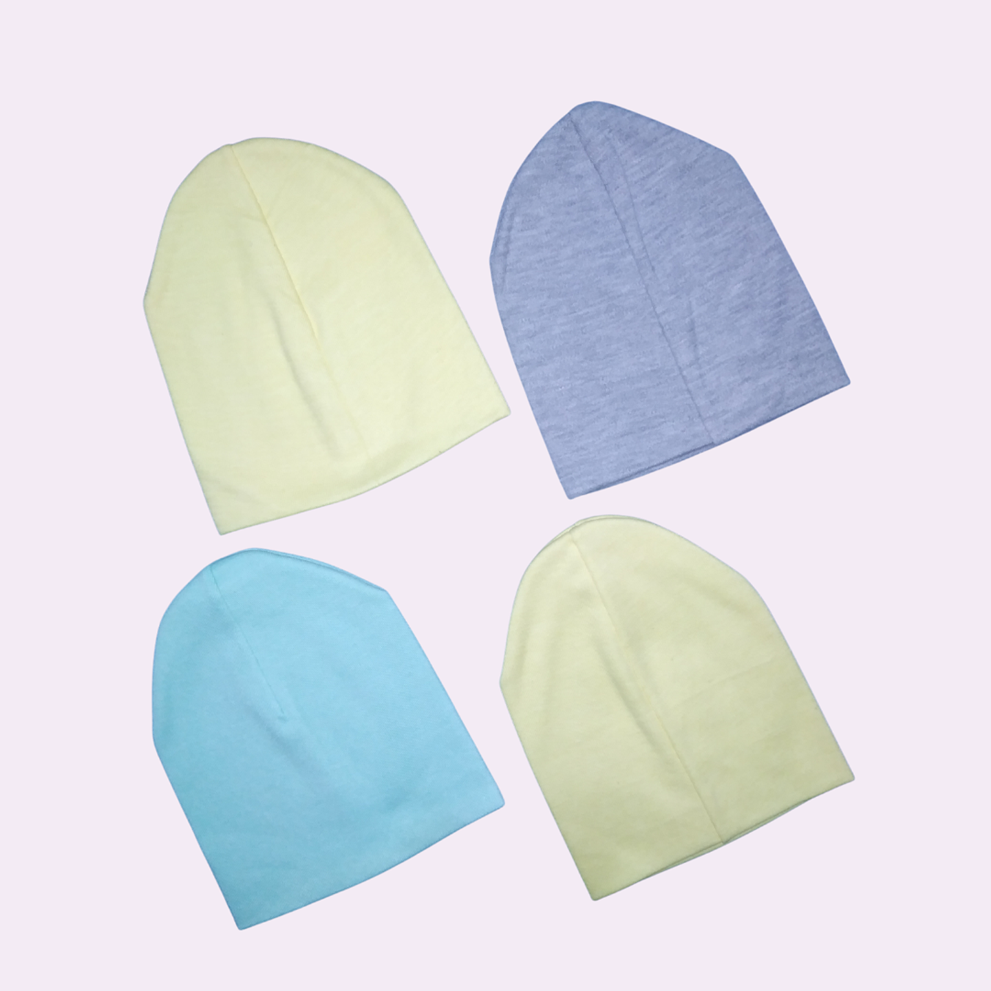 Pack  de 4 gorros de algodón 1